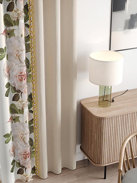 Комплект штор Лиорзис (бежевый) - фото 3