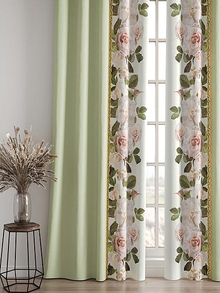 Комплект штор Лиорзис (фисташка) - фото 4