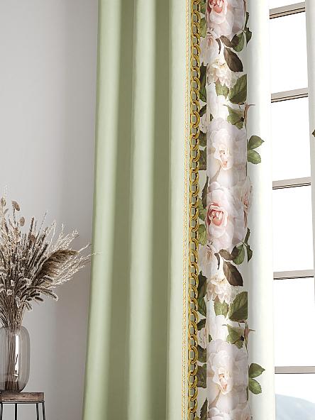 Комплект штор Лиорзис (фисташка) - фото 6
