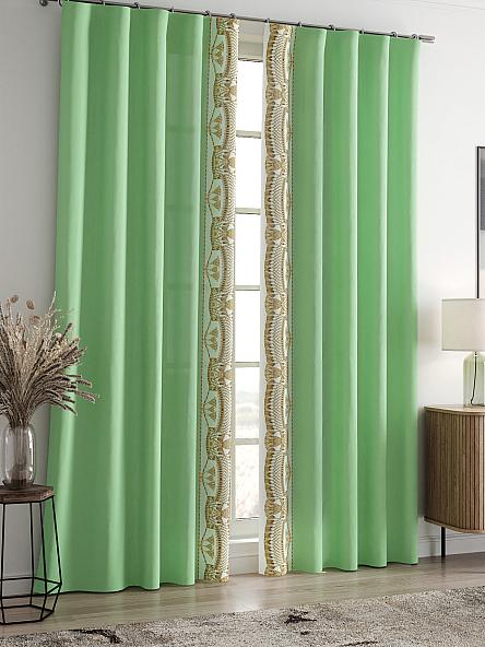 Комплект штор Эладрис (зеленый) - фото 2