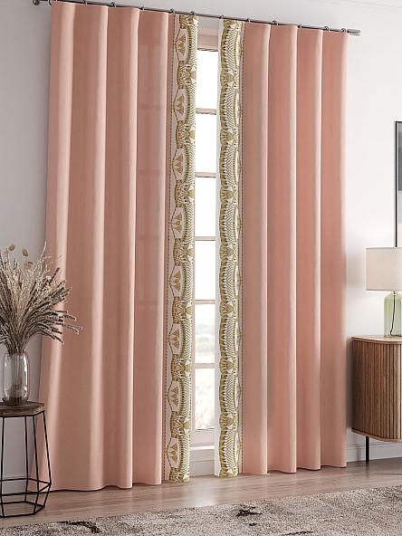 Комплект штор Эладрис (пыльно-розовый) - фото 2