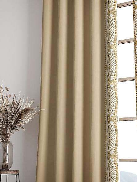 Комплект штор Эладрис (песочно-бежевый) - фото 6