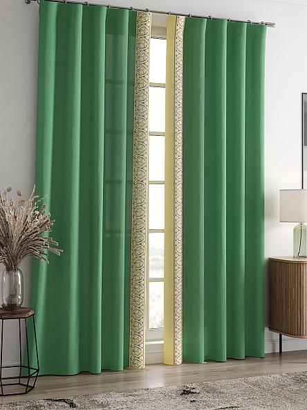 Комплект штор Элфронс (зеленый) - фото 2