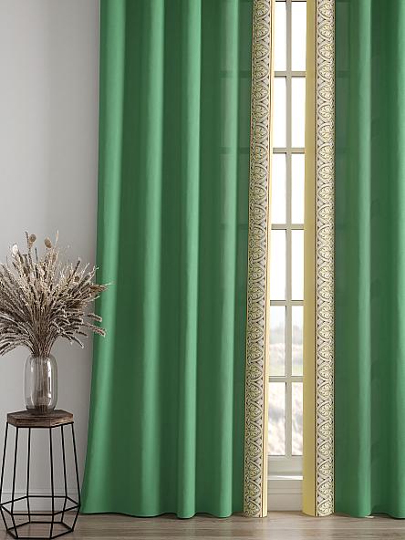 Комплект штор Элфронс (зеленый) - фото 4