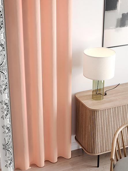 Комплект штор Релиорс (персиковый) - фото 3