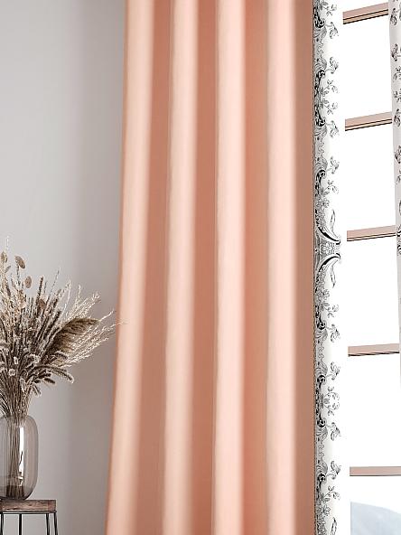 Комплект штор Релиорс (персиковый) - фото 6