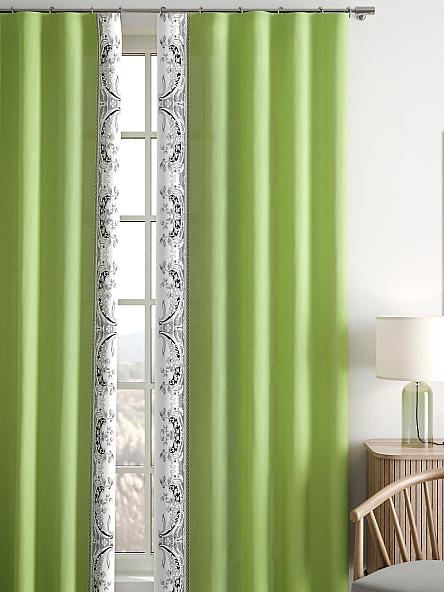 Комплект штор Релиорс (зеленый) - фото 5