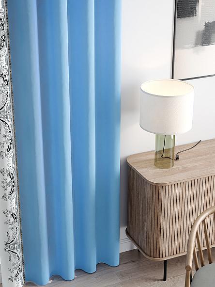 Комплект штор Релиорс (голубой) - фото 3