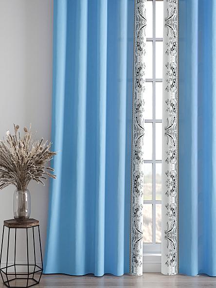 Комплект штор Релиорс (голубой) - фото 4