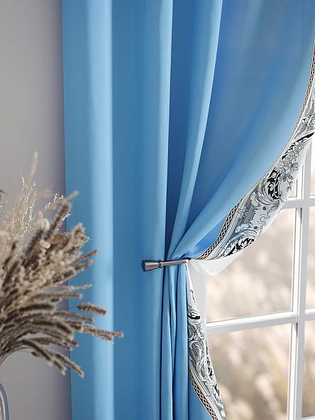 Комплект штор Релиорс (голубой) - фото 7