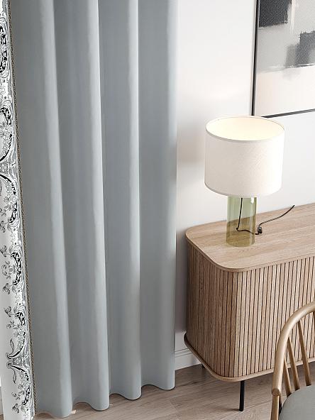 Комплект штор Релиорс (светло-серый) - фото 3