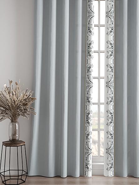 Комплект штор Релиорс (светло-серый) - фото 4