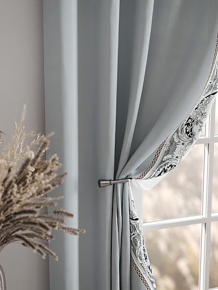 Комплект штор Релиорс (светло-серый) - фото 7