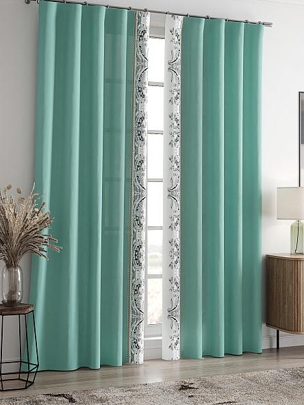 Комплект штор Релиорс (бирюза) - фото 2