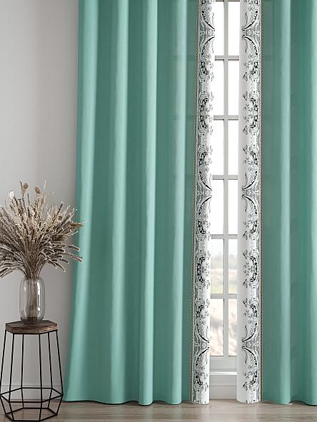 Комплект штор Релиорс (бирюза) - фото 4