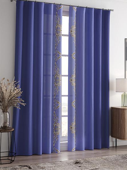 Комплект штор Милинс (фиолетовый) - фото 2