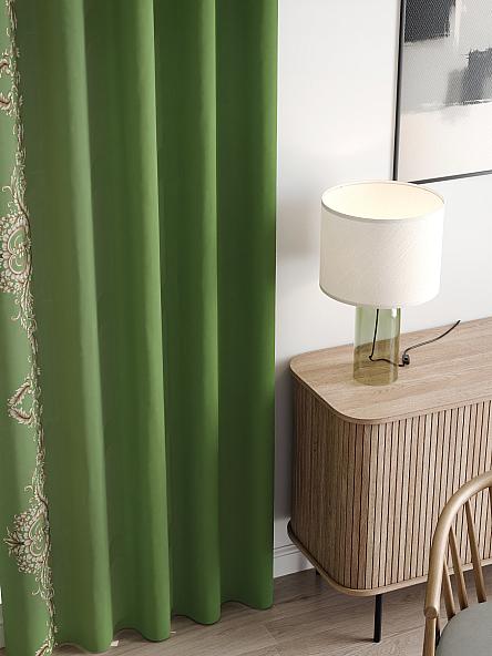 Комплект штор Милинс (зеленый) - фото 3