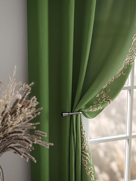 Комплект штор Милинс (зеленый) - фото 7