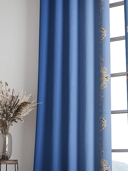 Комплект штор Милинс (синий) - фото 6