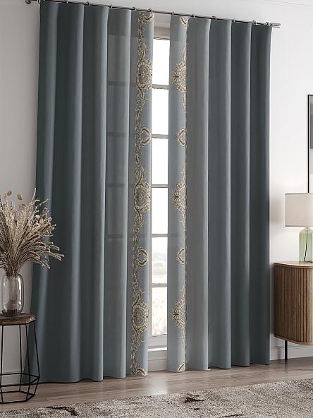 Комплект штор Милинс (серый) - фото 2