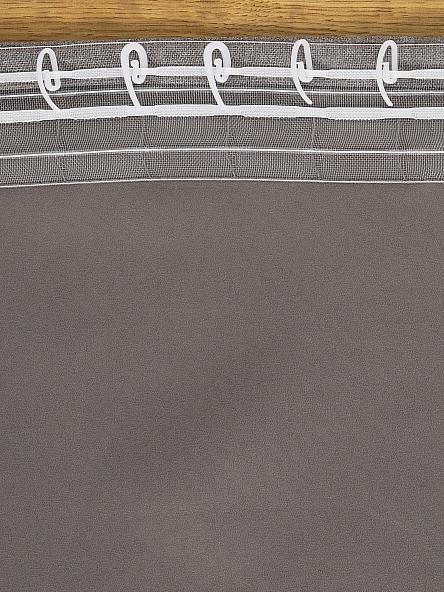 Комплект штор Олфик (коричнево-серый) - фото 5