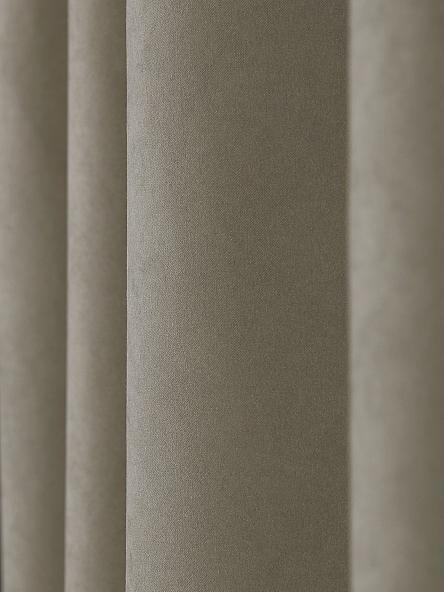 Комплект штор Дойтон (бежево-серый) 250см - фото 3