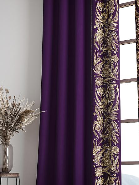 Комплект штор Мелирос (фиолетовый) - фото 6