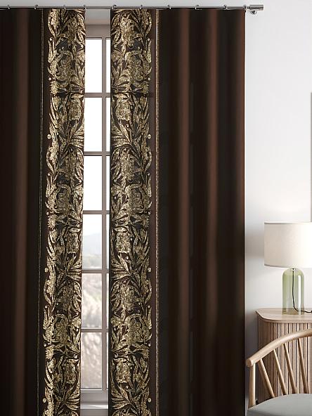 Комплект штор Мелирос (темный шоколад) - фото 5