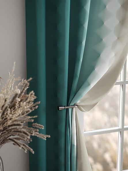 Комплект штор Бакстер (бирюзовый) - фото 7