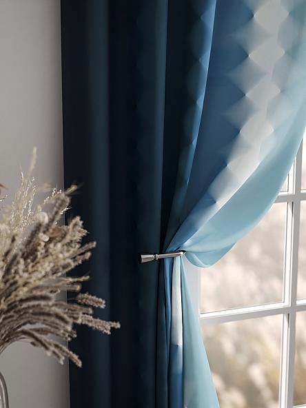 Комплект штор Бакстер (синий) - фото 7