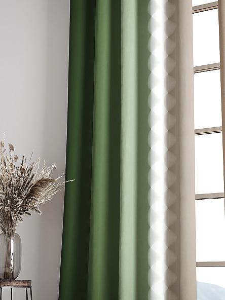 Комплект штор Бакстер (зеленый) - фото 6