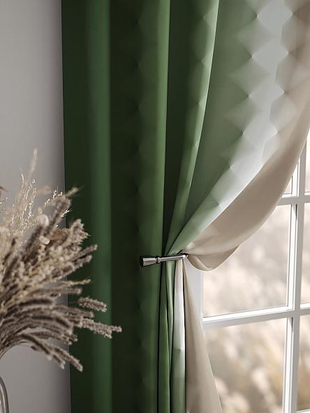 Комплект штор Бакстер (зеленый) - фото 7