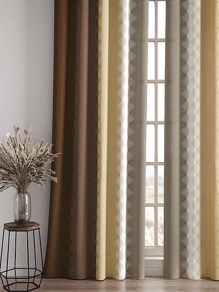 Комплект штор Бакстер (песочный) - фото 4