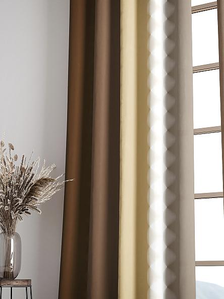 Комплект штор Бакстер (песочный) - фото 6