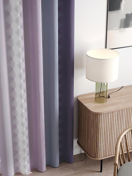 Комплект штор Бакстер (лилово-дымчатый) - фото 3