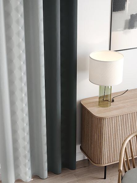 Комплект штор Бакстер (серый) - фото 3