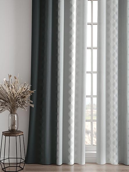 Комплект штор Бакстер (серый) - фото 4