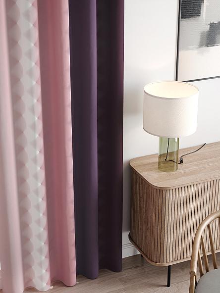 Комплект штор Бакстер (брусничный) - фото 3