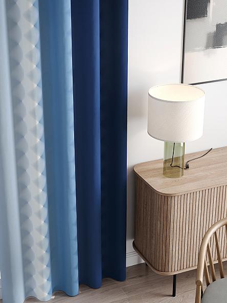 Комплект штор Бакстер (королевский синий) - фото 3