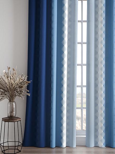 Комплект штор Бакстер (королевский синий) - фото 4