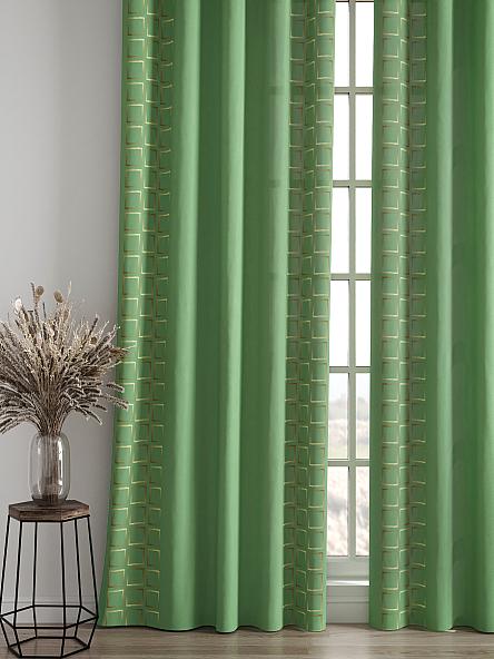 Комплект штор Релдионс (зеленый) - фото 4