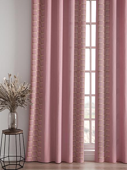 Комплект штор Релдионс (пудровый) - фото 4