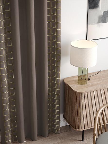 Комплект штор Релдионс (коричневый) - фото 3