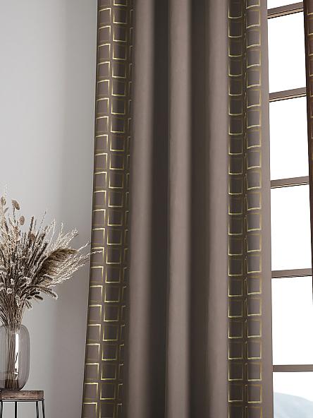 Комплект штор Релдионс (коричневый) - фото 6