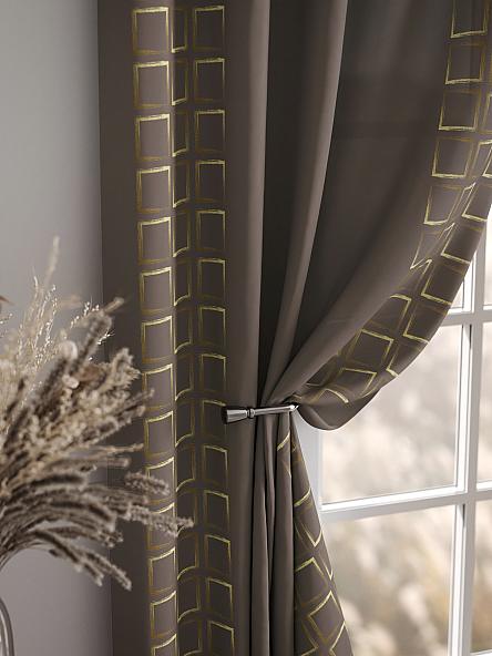 Комплект штор Релдионс (коричневый) - фото 7