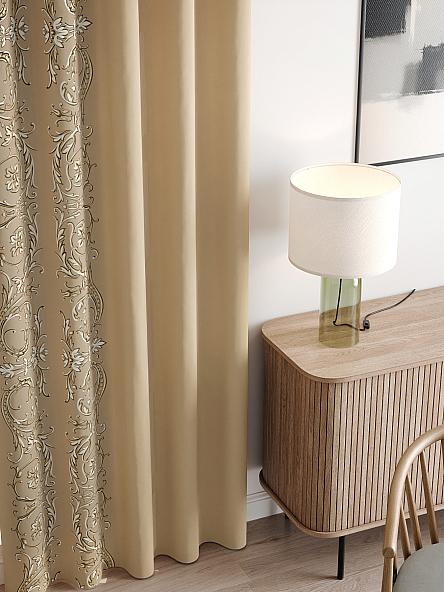 Комплект штор Ленрисит (бежевый) - фото 3