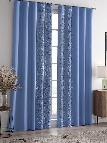 Комплект штор Ленрисит (голубой) - фото 2