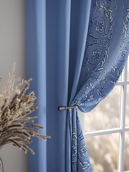 Комплект штор Ленрисит (голубой) - фото 7