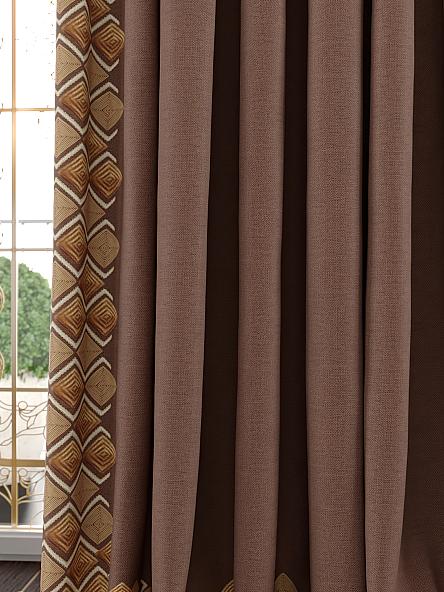 Комплект штор Ринеглис (коричневый) - фото 3