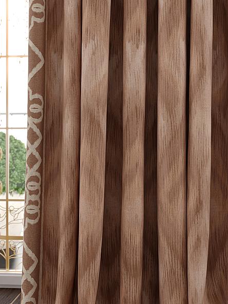 Комплект штор Кренлис (коричневый) - фото 3